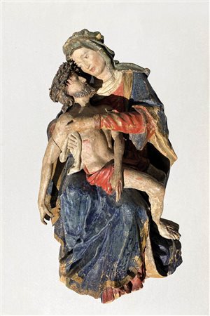 Alpenländisch, 17./18. Jh./ Regione alpina, XVII/XVIII secolo Pietà;Legno...