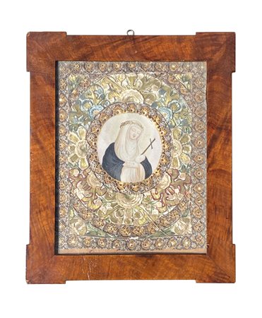 Anonym/Anonimo Opera monastica "Santi", prima metà del XIX secolo;Acquerello,...