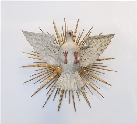 Alpenländisch/Regione alpina Colomba dello Spirito Santo con raggiera, XIX...