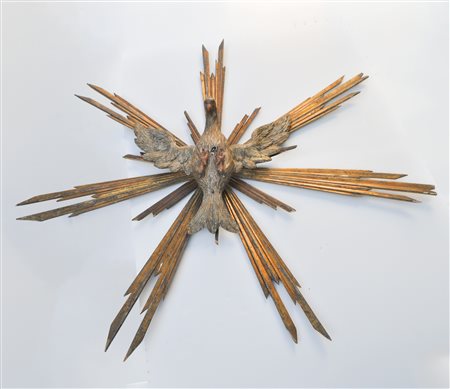 Alpenländisch/Regione alpina Colomba dello Spirito Santo con raggiera, XIX...