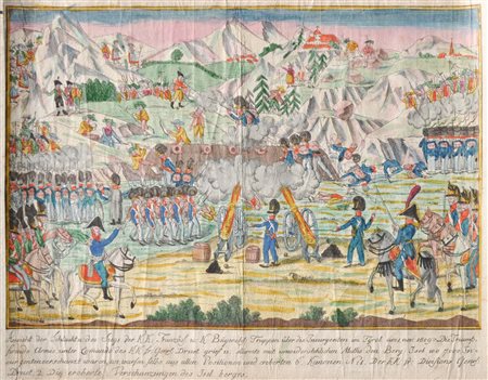 Dominicus Fietta 4 immagini "Mondo Novo" di Augusta relative alle battaglie...