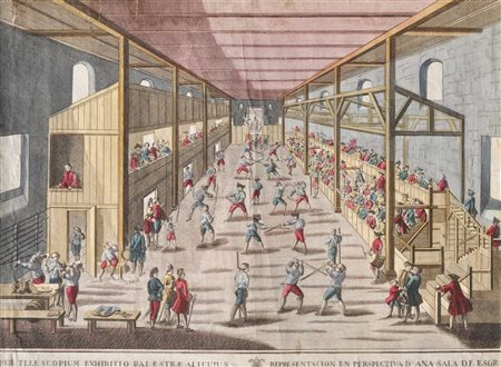 Georg Balthasar Probst, Augsburg um 1760 Representacion en perspectiva d’ana...