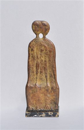 Bildhauer des 20. Jh./Scultore del XX secolo Due donne;Bronzo, altezza 40 cm