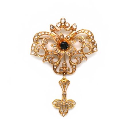 Spilla devant de corsage in oro