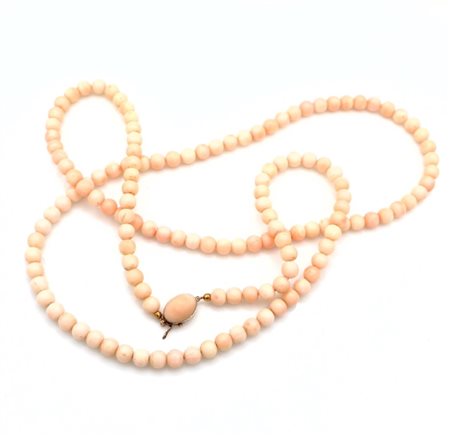 Collana in corallo rosa