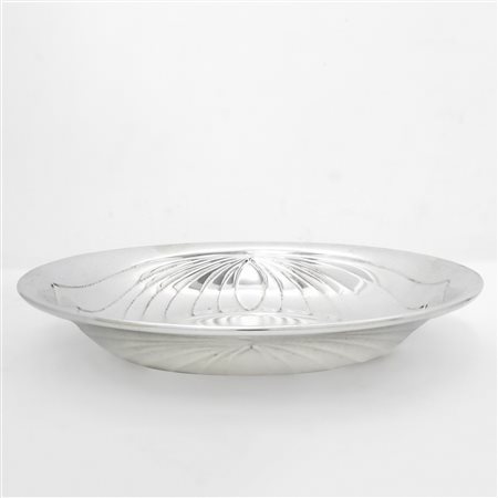 Piccolo piatto rotondo in argento 925