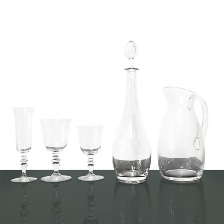 Baccarat France - Servizio di bicchieri in cristallo Baccarat da 12 mod. ”Vence”
