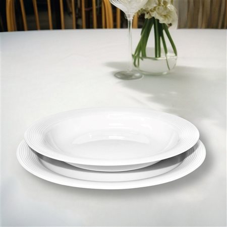 Bavaria - Servizio di piatti da 12 bianco