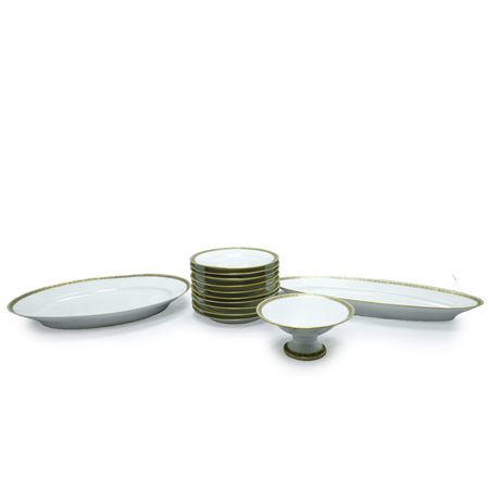 Richard Ginori - Servizio di piatti in porcellana, Pittoria di Doccia,  , Early 20th century