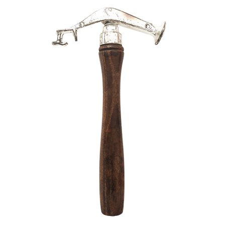 Cavatappi  vintage silver plated con manico in legno