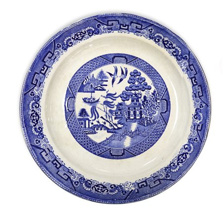 Royal Grafton - Piatto da muro Blue Willow nei toni del bianco e blu