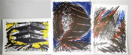 VINICIO BERTI (1921-1991) Composizioni raccolta di grafica tra cui alcune...