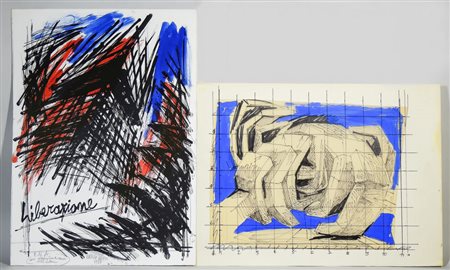 VINICIO BERTI (1921-1991) Raccolta di studi e Liberazione una tecnica mista...