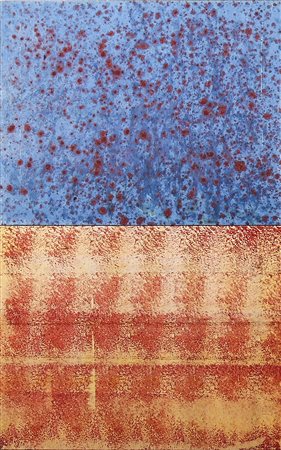 PAOLO MASI Senza Doppio Piano 1994 tecnica mista su tavoletta e in parte su...