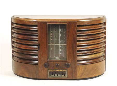 RADIO D'EPOCA IN MOGANO Inghilterra, General Electric&Co. London, fine Anni...