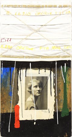 CINZIO CAVALLARIN Senza titolo 2007 tecnica mista su tavola, al verso firmato...