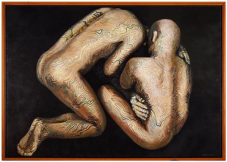 RABARAMA Transangolare 2004 olio su tela, firmato e datato, al verso...