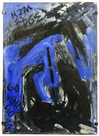 VINICIO BERTI (1921-1991) Racconto HZ3 1960 acrilico su tela, firmato e...