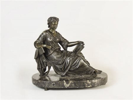 DA ERNEST EUGÈNE HIOLLE (1834-1886) ALLEGORIA DELL'ASTRONOMIA scultura in...