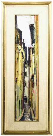 RODOLFO MARMA (1923-1999) Via Sguazza 1960 olio su faesite, firmato e datato,...