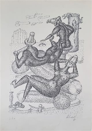 LORETI ALBERTO Spoleto 1955 "Senza titolo"