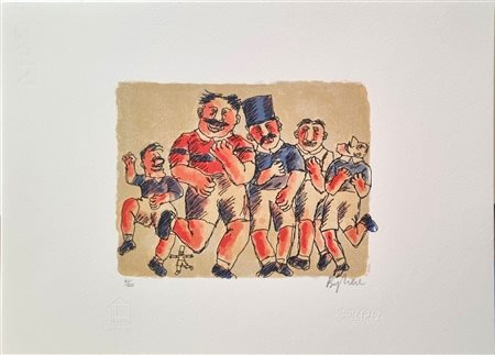 BORGHESE FRANZ Roma 1941 - 2005 "Senza titolo"