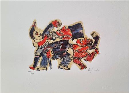 BORGHESE FRANZ Roma 1941 - 2005 "Senza titolo"