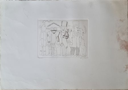 BORGHESE FRANZ Roma 1941 - 2005 "Senza titolo"