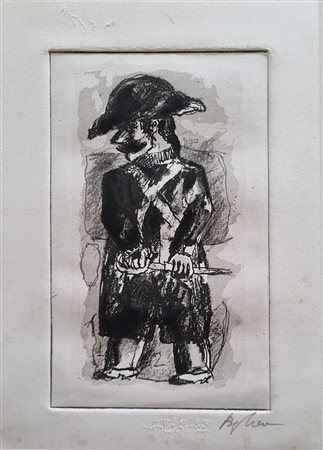 BORGHESE FRANZ Roma 1941 - 2005 "Senza titolo"