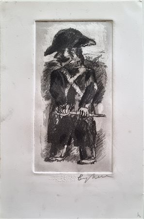 BORGHESE FRANZ Roma 1941 - 2005 "Senza titolo"