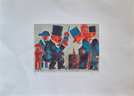 BORGHESE FRANZ Roma 1941 - 2005 "Senza titolo"