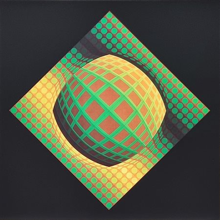VASARELY VICTOR Ungheria 1906 - Parigi 1997 "Vega-Zett-01"