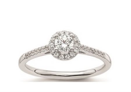 ANELLO IN ORO CON DIAMANTI LAB GROWN - 411 18k LG