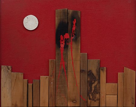 PIERLUIGI DE LUTTI Doppia ferita, 2001