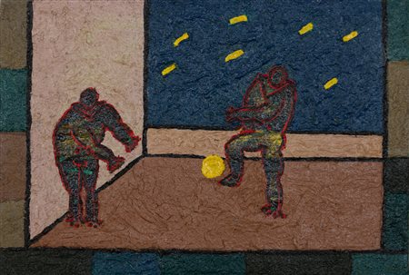 PIERO MAGGIONI Giocatori di palla, anni '90