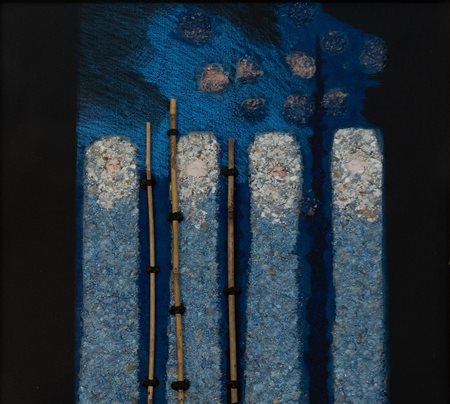 GIORGIO CIGNA Nascosti in paesaggio notturno, 1997