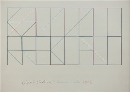 GIULIO PAOLINI Azzurro cielo, 1976