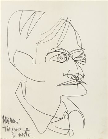 MORENI MATTIA (1920 - 1999) - TORINO LA NOTTE .