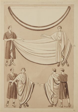 NICCO CARLO (1883 - 1973) - COME SI INDOSSAVA LA TOGA .