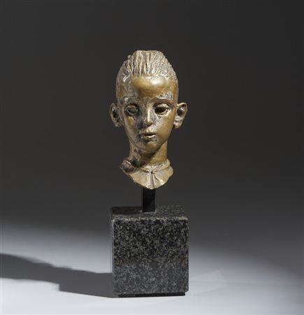 MESSINA FRANCESCO (1900 - 1995) - TESTINA DI FANCIULLO .