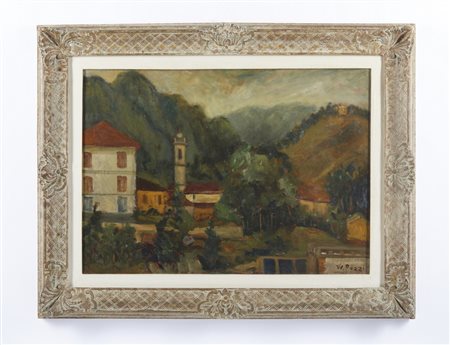 POZZI WALTER (1911 - 1989) - SENZA TITOLO (PAESAGGIO MONTANO).