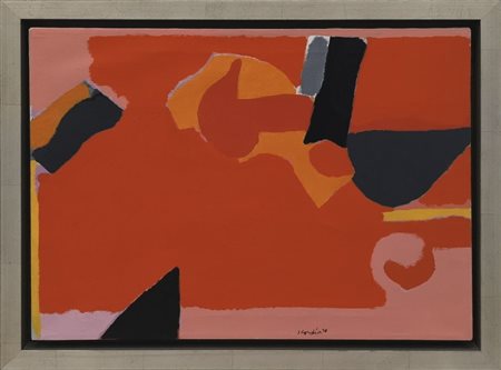 SCORDIA ANTONIO (1918 - 1998) - PICCOLO INTERNO ROSSO.