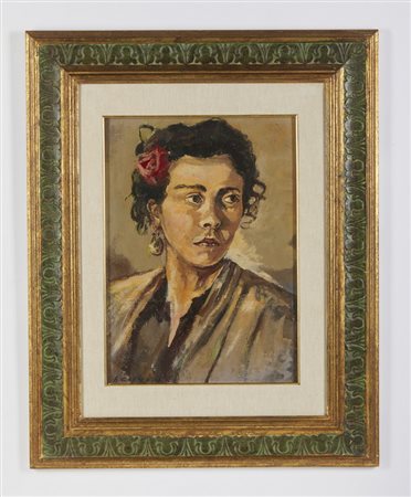 AUTORE NON IDENTIFICATO - MUCHACHA CRIOLLA.