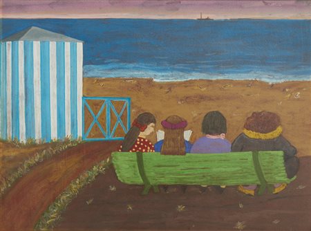 CAROZZI NINO (1892 - 1989) - OTTOBRE A FORTE DEI MARMI .