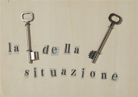 LORA TOTINO ARRIGO (1928 - 2016) - LA CHIAVE DELLA SITUAZIONE.