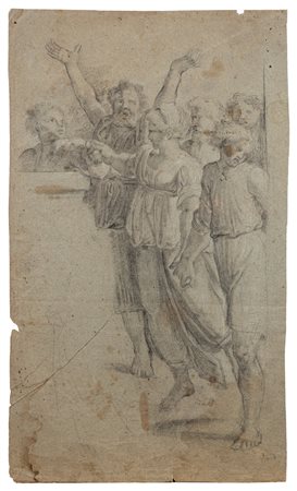 Scuola italiana, secolo XVIII ( )  - Scena biblica,  