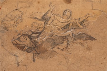 Attribuito ad Andrea Lanzani (Milano 1641 – 1712) ( )  - Studio per Assunta,  