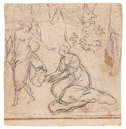 Scuola italiana, secolo XVIII ( )  - Noli me tangere,  