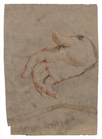 Scuola del secolo XIX ( )  - Studi di mano (recto e verso),  