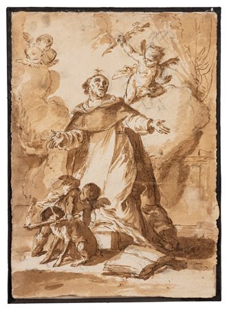 Scuola dell'Italia settentrionale, secolo XVIII ( )  - San Domenico,  